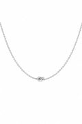 Elara Silver Love Knot Necklace