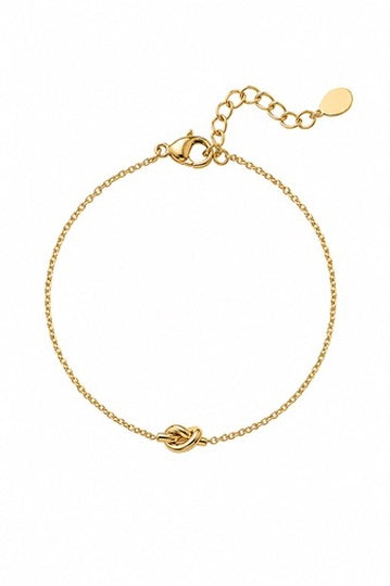 Elara Gold Love Knot Bracelet