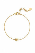 Elara Gold Love Knot Bracelet