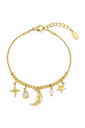 Starlight Gold Beaded Bracelet