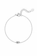 Elara Silver Love Knot Bracelet