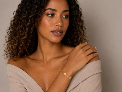 Celeste Gold Eternal Blossom Bracelet
