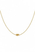 Elara Gold Love Knot Necklace